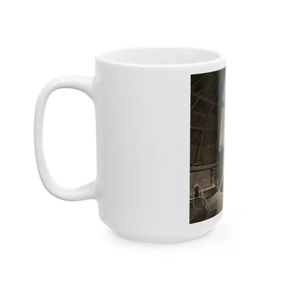 Big Eye, Original American Magazine interior illustration - White Coffee Mug - Go Mug Yourself