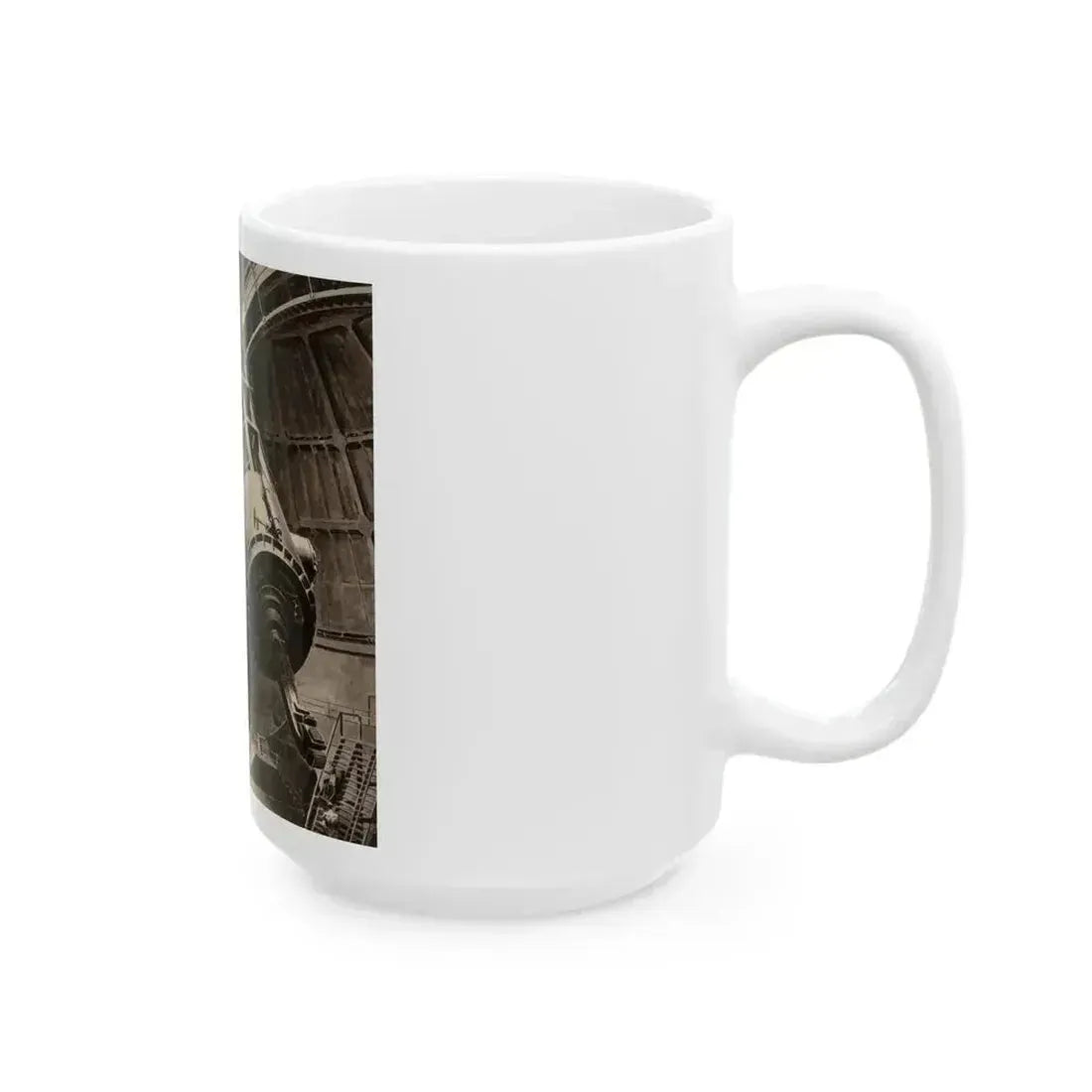 Big Eye, Original American Magazine interior illustration - White Coffee Mug - Go Mug Yourself
