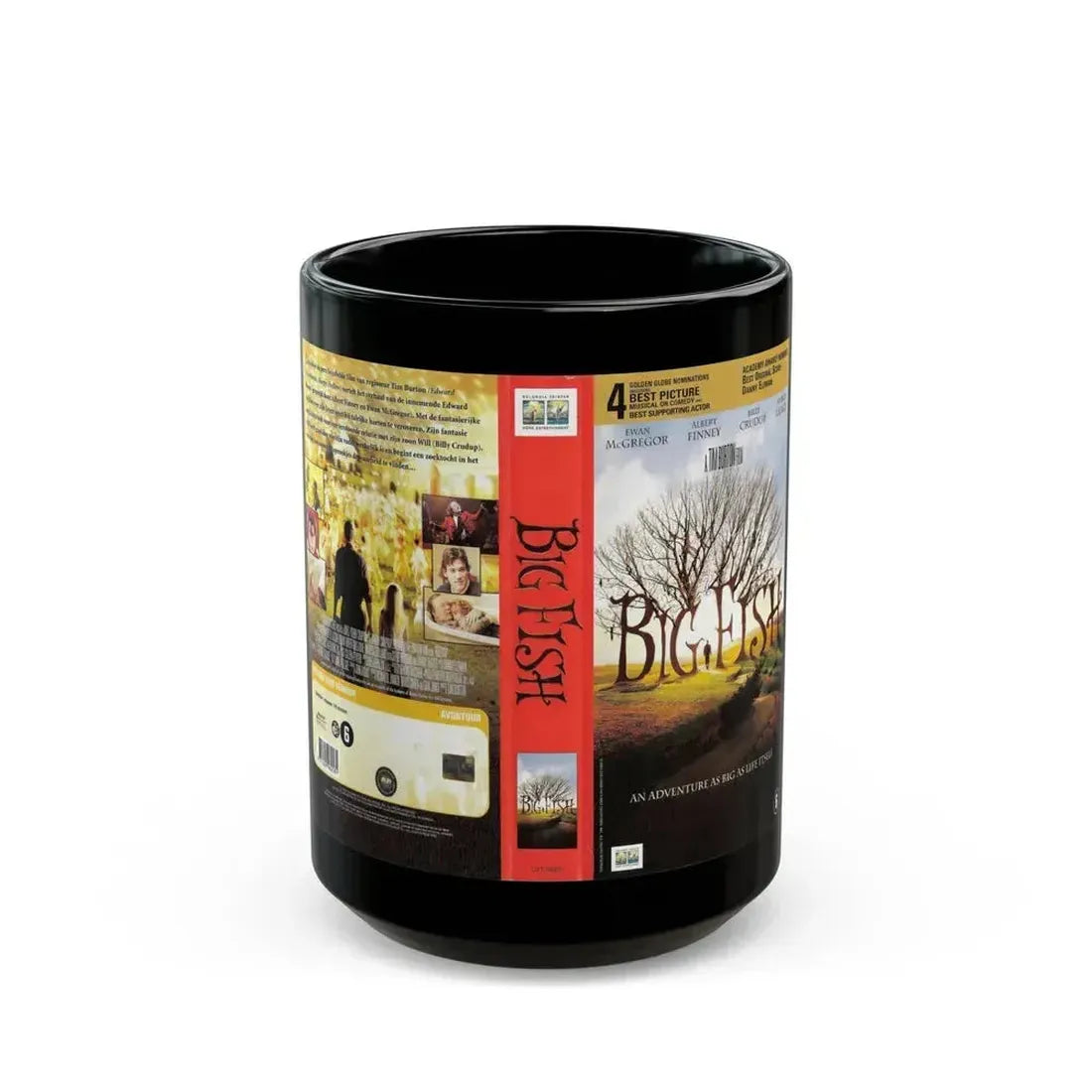 BIG FISH (VHS COVER) - Black Coffee Mug 15oz - Go Mug Yourself