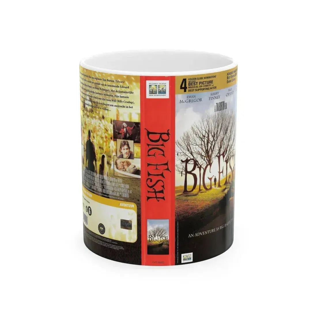 BIG FISH (VHS COVER) - White Coffee Mug 11oz - Go Mug Yourself