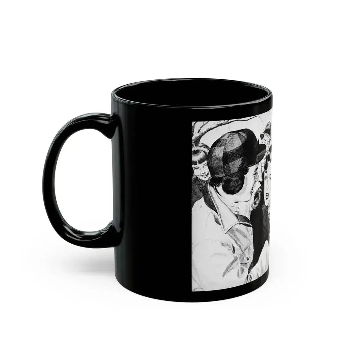 Big Girl (2), Calling All Girls, March 1946 - Black Coffee Mug - Go Mug Yourself