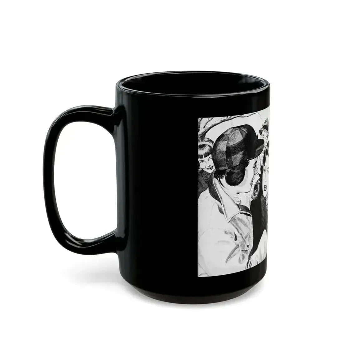 Big Girl (2), Calling All Girls, March 1946 - Black Coffee Mug - Go Mug Yourself