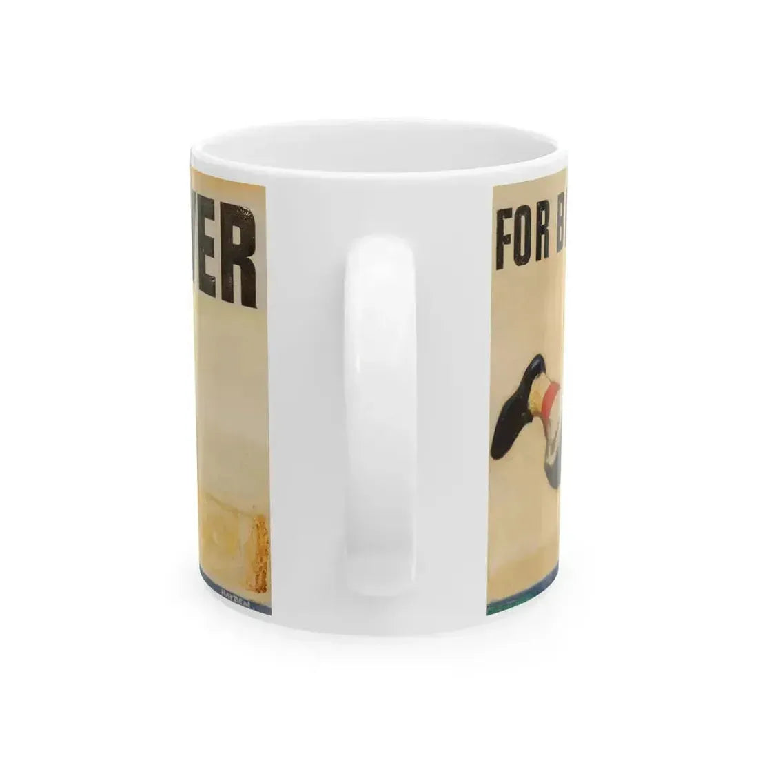 Big League Power, Esso Extra advertisement, 1948 - White Coffee Mug - Go Mug Yourself