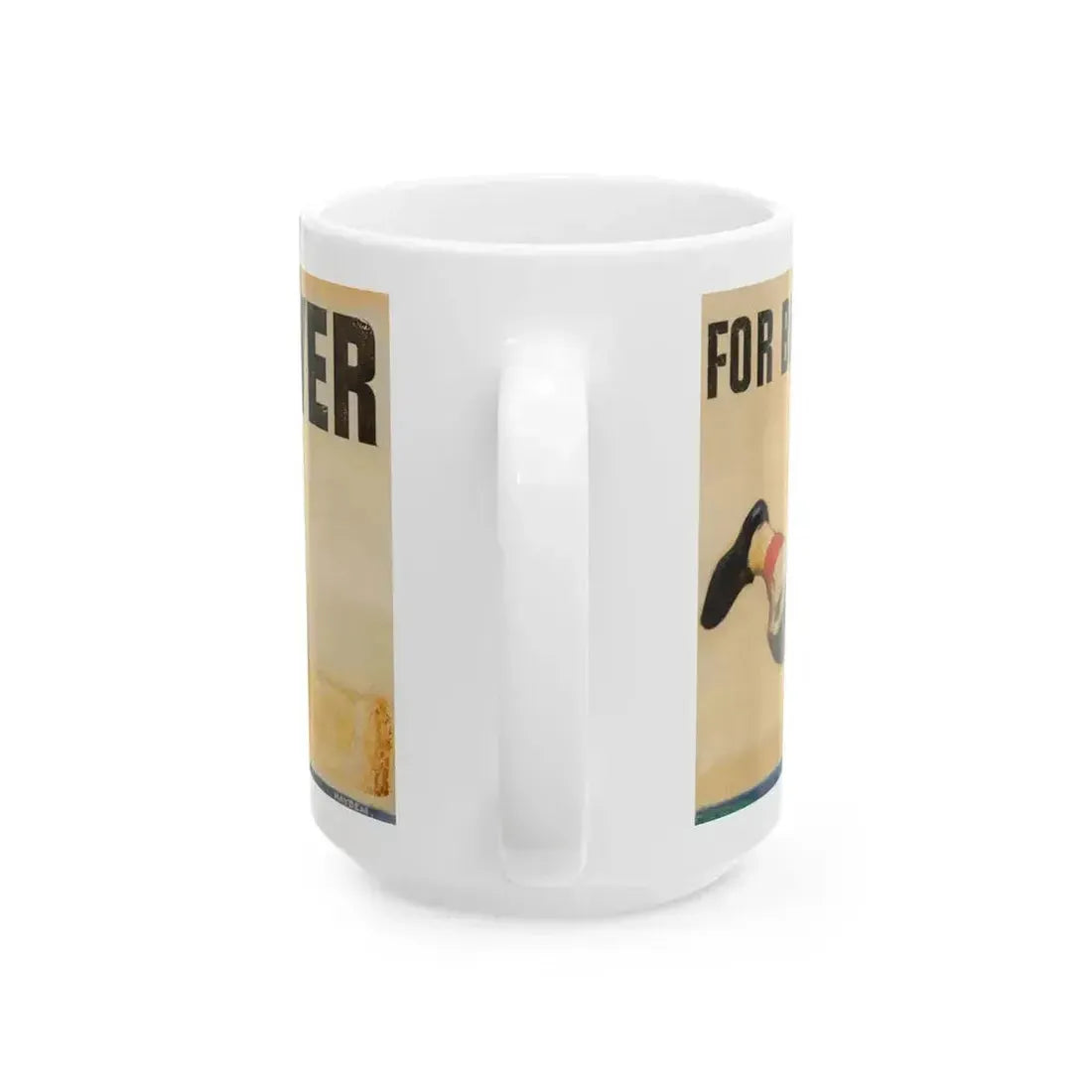 Big League Power, Esso Extra advertisement, 1948 - White Coffee Mug - Go Mug Yourself