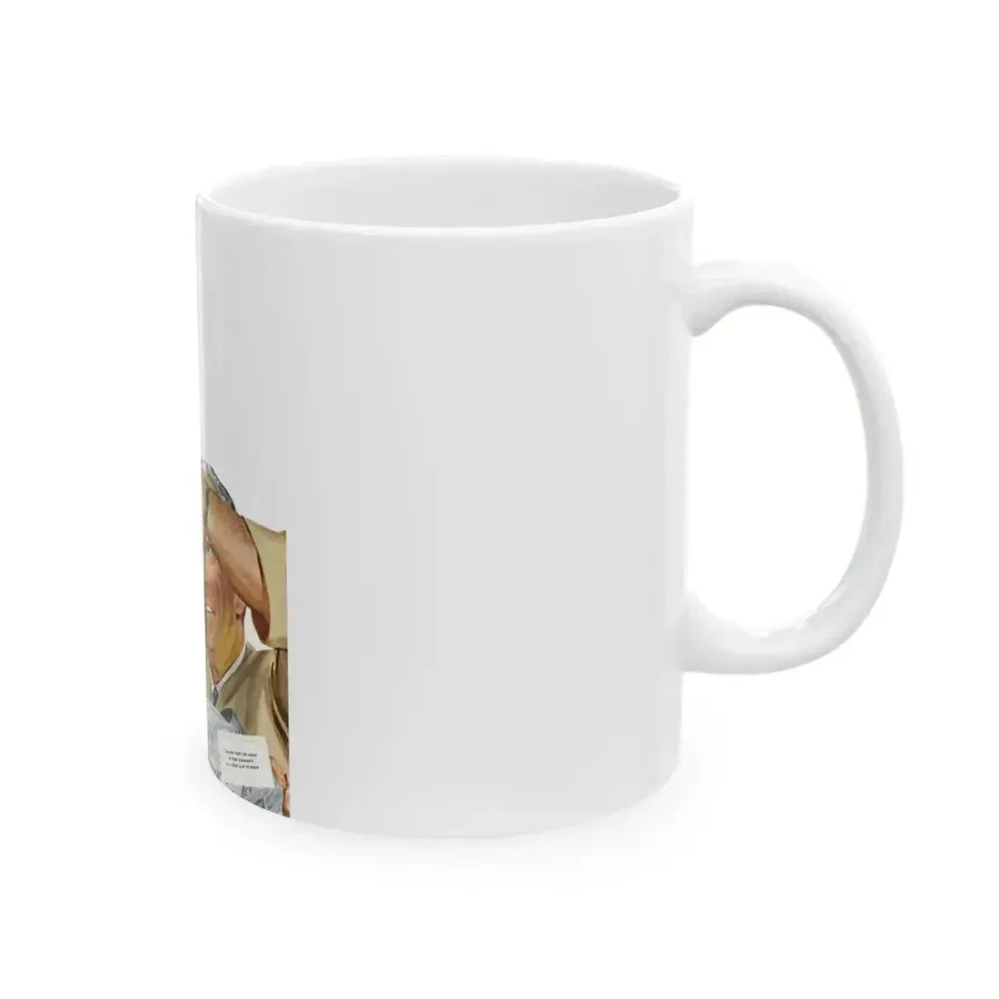 Big Leaguer, Collier's, August 9, 1952 - White Coffee Mug - Go Mug Yourself