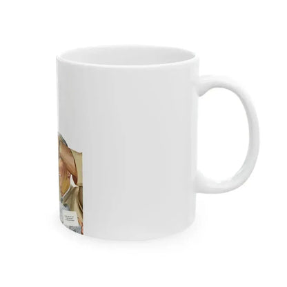 Big Leaguer, Collier's, August 9, 1952 - White Coffee Mug - Go Mug Yourself