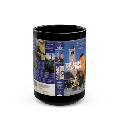 BIG MAN ON CAMPUS (VHS COVER) - Black Coffee Mug 15oz - Go Mug Yourself