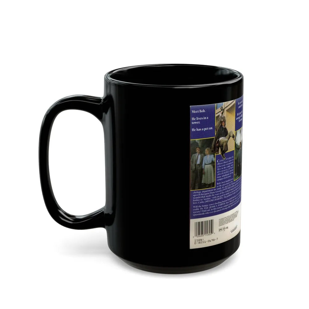 BIG MAN ON CAMPUS (VHS COVER) - Black Coffee Mug-Go Mug Yourself