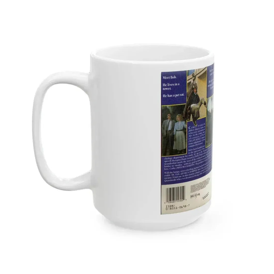 BIG MAN ON CAMPUS (VHS COVER) - White Coffee Mug - Go Mug Yourself