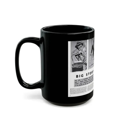 Big Story, Peril magazine, June 1957 - Black Coffee Mug - Go Mug Yourself