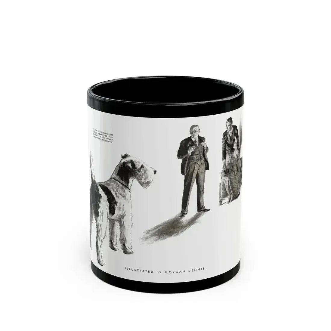 Big Time All The Time, McCall's magazine, September 1935 - Black Coffee Mug 11oz - Go Mug Yourself