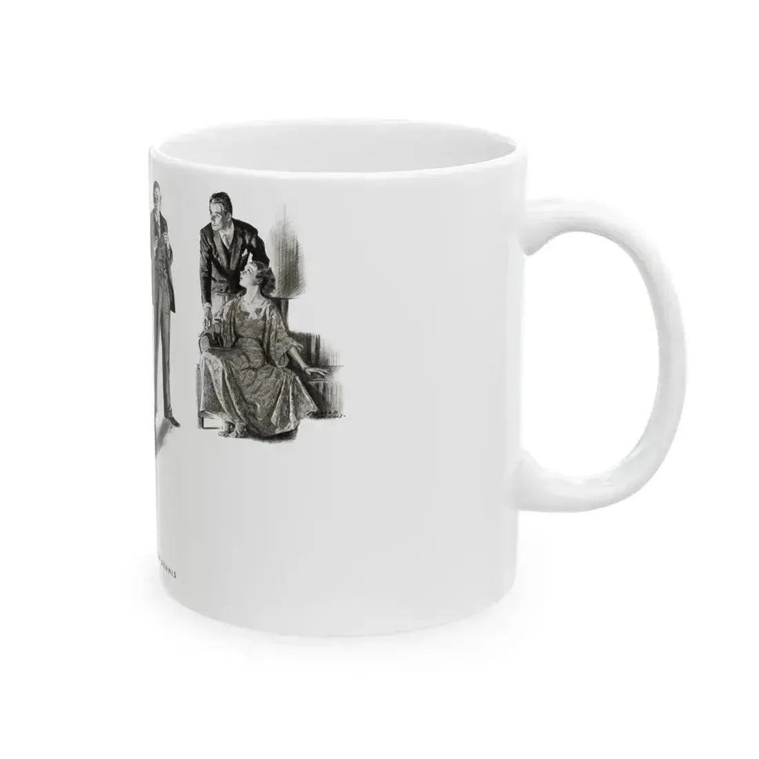 Big Time All The Time, McCall's magazine, September 1935 - White Coffee Mug - Go Mug Yourself