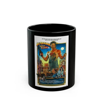 BIG TROUBLE IN LITTLE CHINA (2) 1986 Movie Poster - Black Coffee Mug 11oz - Go Mug Yourself
