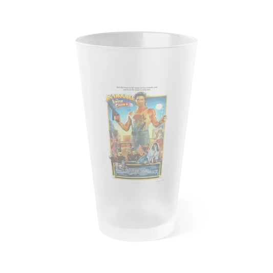 BIG TROUBLE IN LITTLE CHINA (2) 1986 Movie Poster - Frosted Pint Glass 16oz-16oz-Frosted-Go Mug Yourself