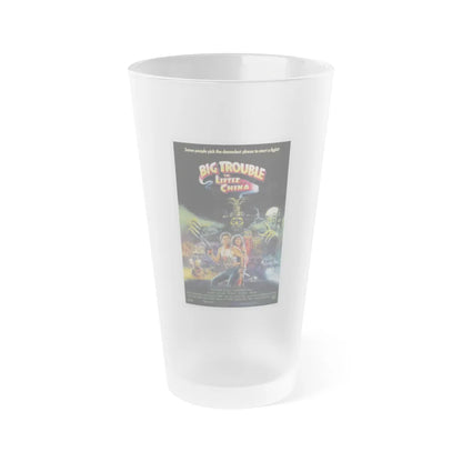 BIG TROUBLE IN LITTLE CHINA (3) 1986 Movie Poster - Frosted Pint Glass 16oz-16oz-Frosted-Go Mug Yourself