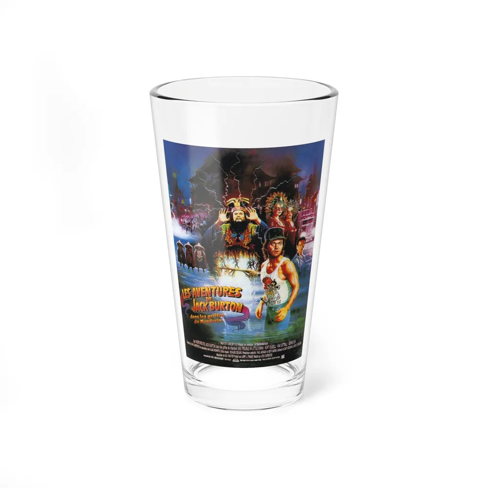 BIG TROUBLE IN LITTLE CHINA (FRENCH) 1986 Movie Poster - Pint Glass 16oz-16oz-Go Mug Yourself