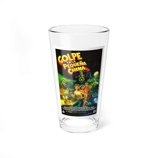 BIG TROUBLE IN LITTLE CHINA (SPAIN) 1986 Movie Poster - Pint Glass 16oz-16oz-Go Mug Yourself