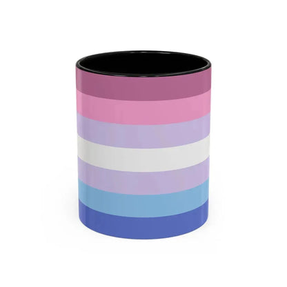 Bigender Pride Flag - Accent Coffee Mug 11oz Black - Go Mug Yourself
