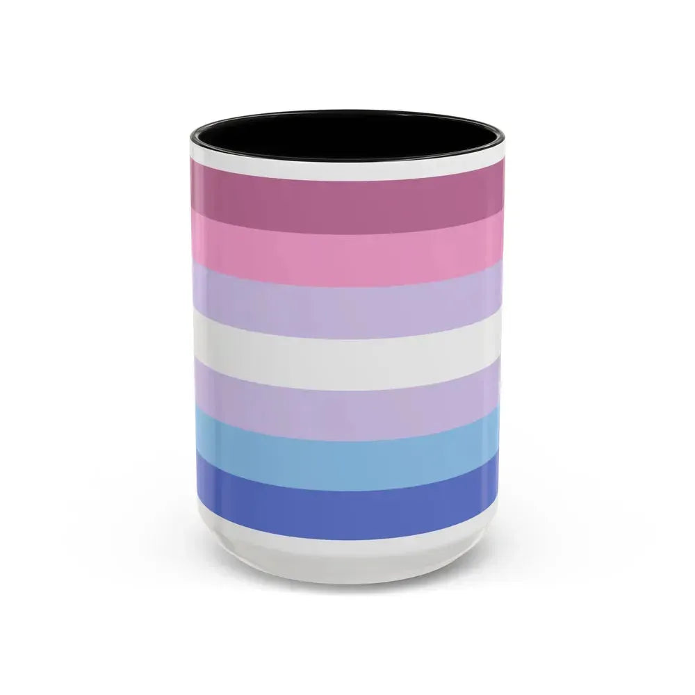Bigender Pride Flag - Accent Coffee Mug 15oz Black - Go Mug Yourself