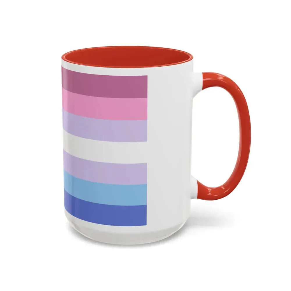 Bigender Pride Flag - Accent Coffee Mug - Go Mug Yourself