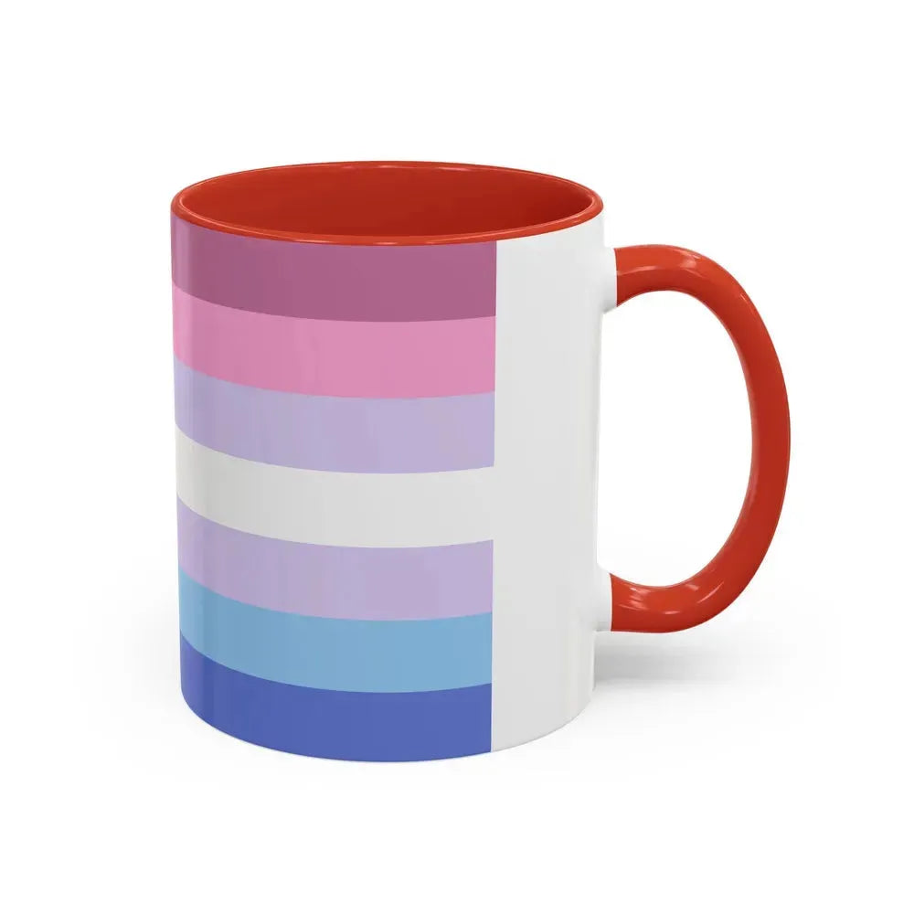 Bigender Pride Flag - Accent Coffee Mug - Go Mug Yourself