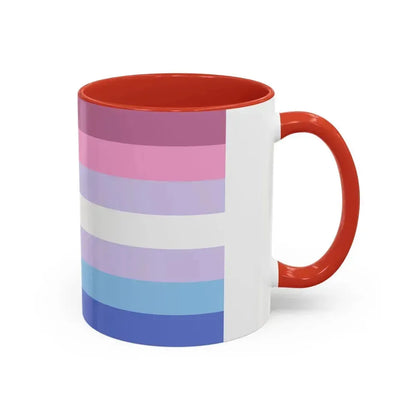 Bigender Pride Flag - Accent Coffee Mug - Go Mug Yourself