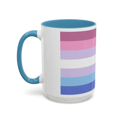 Bigender Pride Flag - Accent Coffee Mug - Go Mug Yourself