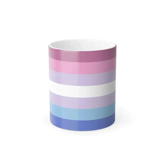 Bigender Pride Flag - Color Changing Mug 11oz 11oz - Go Mug Yourself