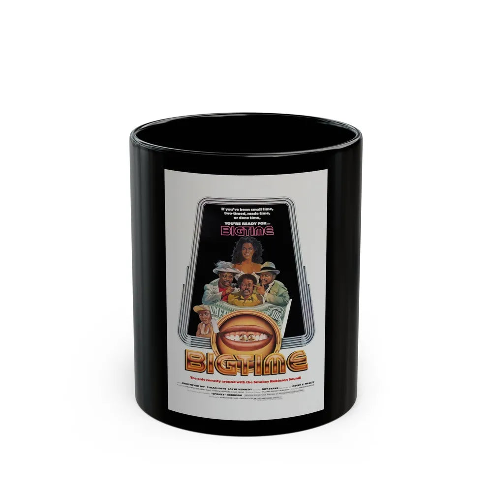 BIGTIME 1977 Movie Poster - Black Coffee Mug-11oz-Go Mug Yourself