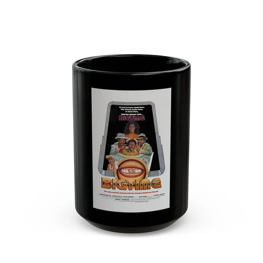 BIGTIME 1977 Movie Poster - Black Coffee Mug-15oz-Go Mug Yourself