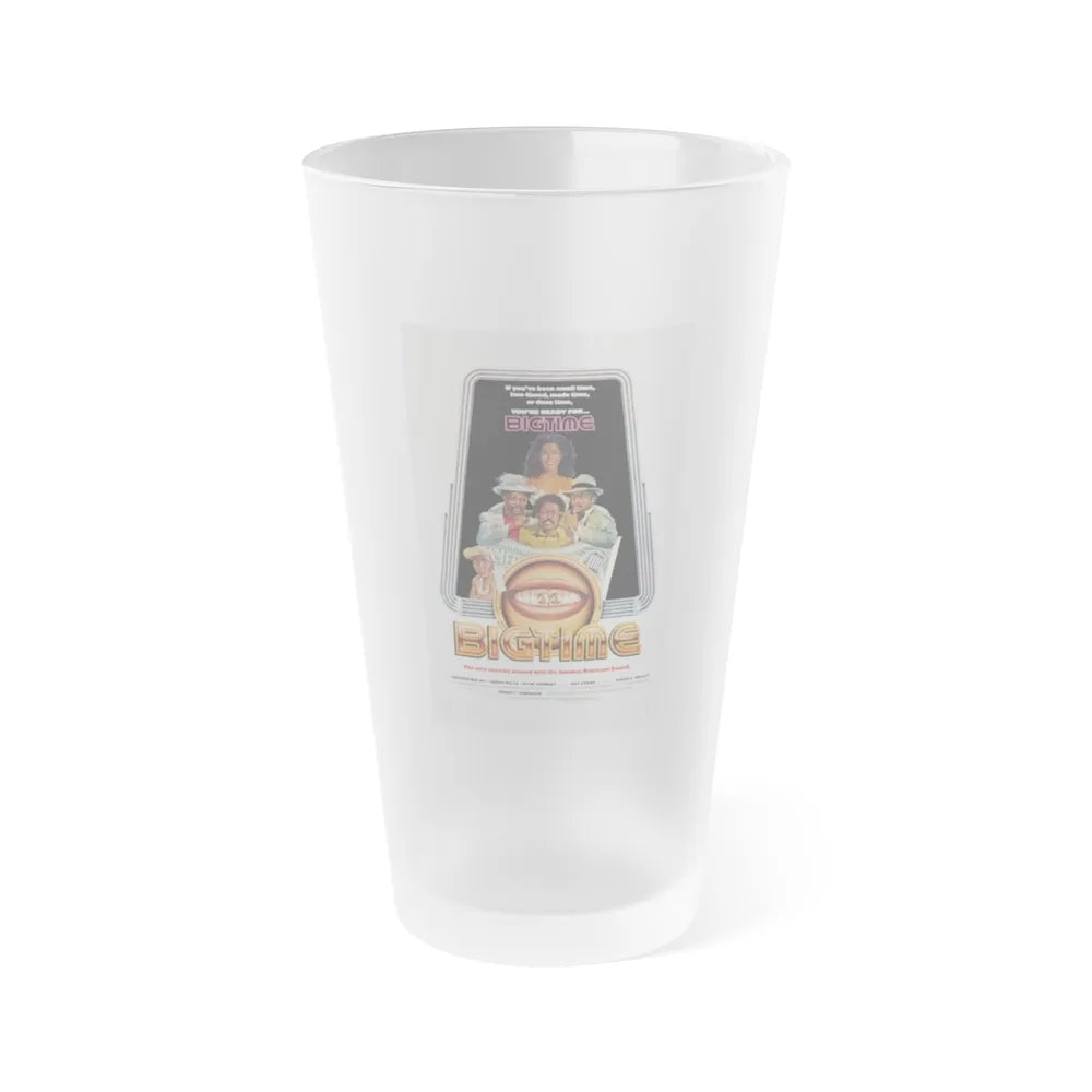 BIGTIME 1977 Movie Poster - Frosted Pint Glass 16oz-16oz-Frosted-Go Mug Yourself