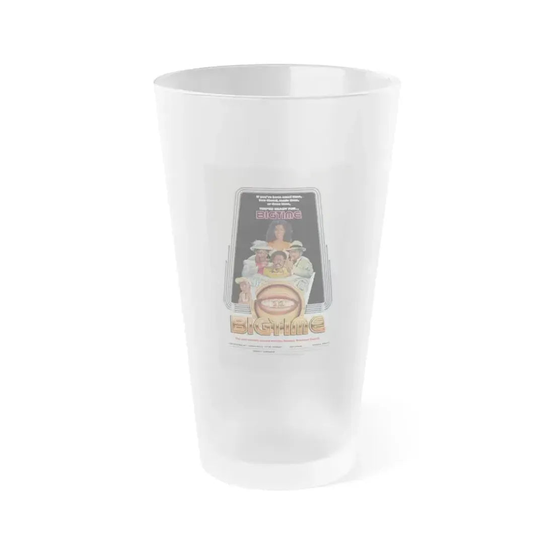 BIGTIME 1977 Movie Poster - Frosted Pint Glass 16oz 16oz Frosted - Go Mug Yourself