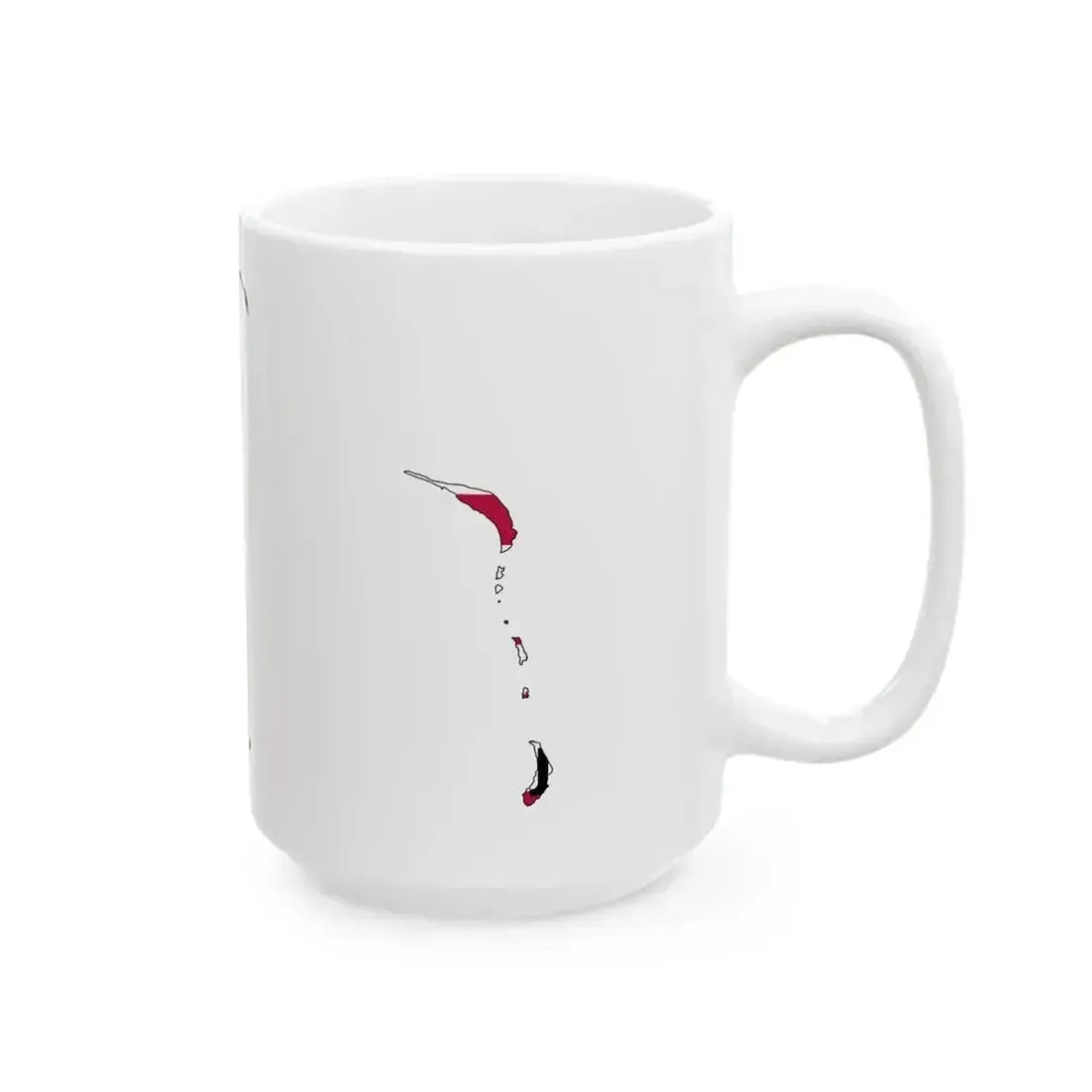 Bikini Atoll Flag Map (Marshall Islands) White Coffee Mug - Go Mug Yourself