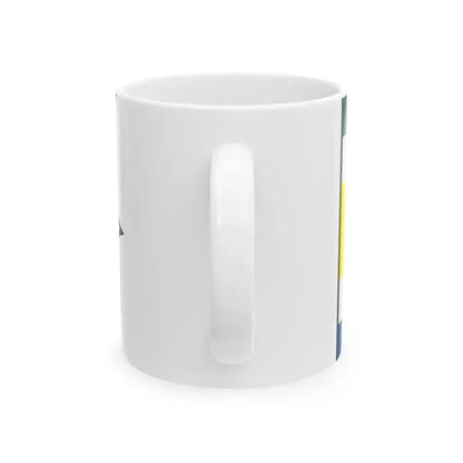 Bilkove Humence Senica Flag (Slovakia) White Coffee Mug - Go Mug Yourself