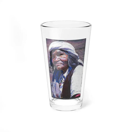 Bill Baker, Ancient One (Native Americans in Art) Pint Glass 16oz 16oz - Go Mug Yourself