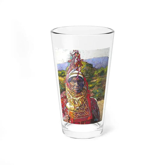 Bill Baker, Canyon-Matachine (Native Americans in Art) Pint Glass 16oz 16oz - Go Mug Yourself