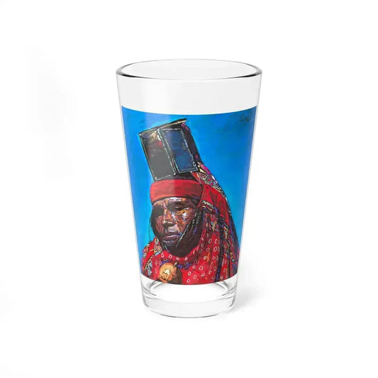 Bill Baker, Christmas Matachine (Native Americans in Art) Pint Glass 16oz 16oz - Go Mug Yourself