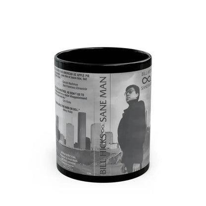 BILL HICKS SANE MAN (VHS COVER) - Black Coffee Mug 11oz - Go Mug Yourself
