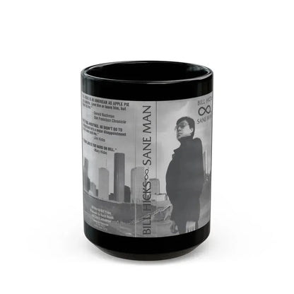 BILL HICKS SANE MAN (VHS COVER) - Black Coffee Mug 15oz - Go Mug Yourself