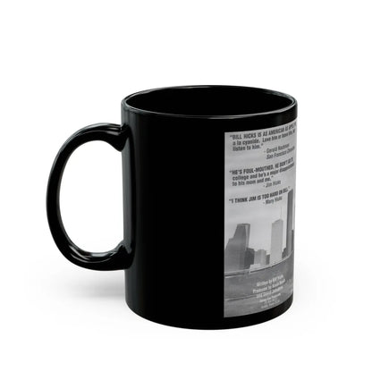 BILL HICKS SANE MAN (VHS COVER) - Black Coffee Mug-Go Mug Yourself