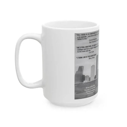 BILL HICKS SANE MAN (VHS COVER) - White Coffee Mug - Go Mug Yourself