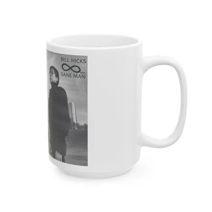 BILL HICKS SANE MAN (VHS COVER) - White Coffee Mug-Go Mug Yourself