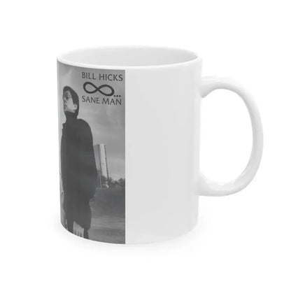 BILL HICKS SANE MAN (VHS COVER) - White Coffee Mug - Go Mug Yourself