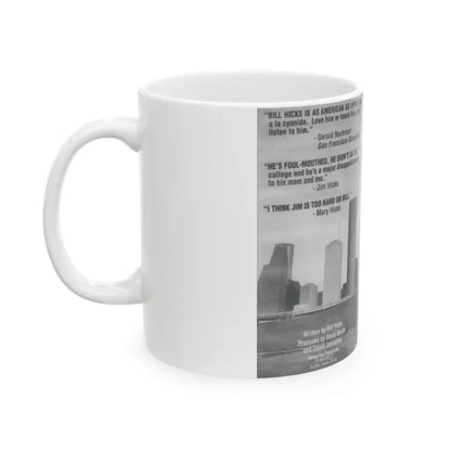 BILL HICKS SANE MAN (VHS COVER) - White Coffee Mug - Go Mug Yourself