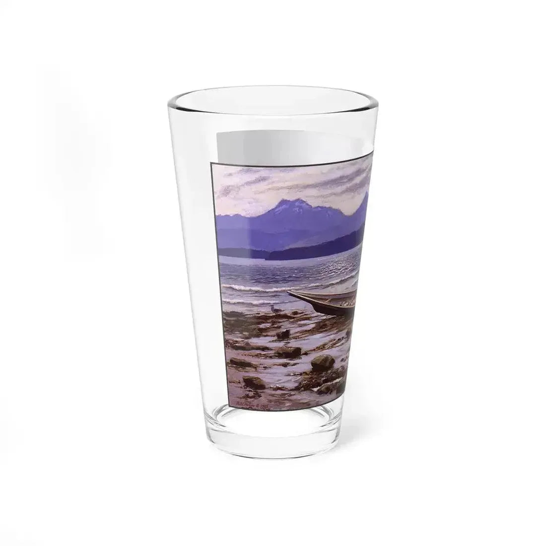 Bill Holm - Beach harvest (Native Americans in Art) Pint Glass 16oz - Go Mug Yourself
