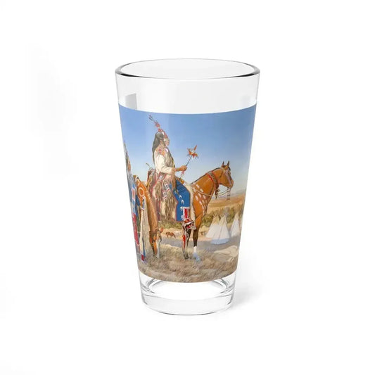 Bill Holm - Dandies (Crow) (Native Americans in Art) Pint Glass 16oz 16oz - Go Mug Yourself