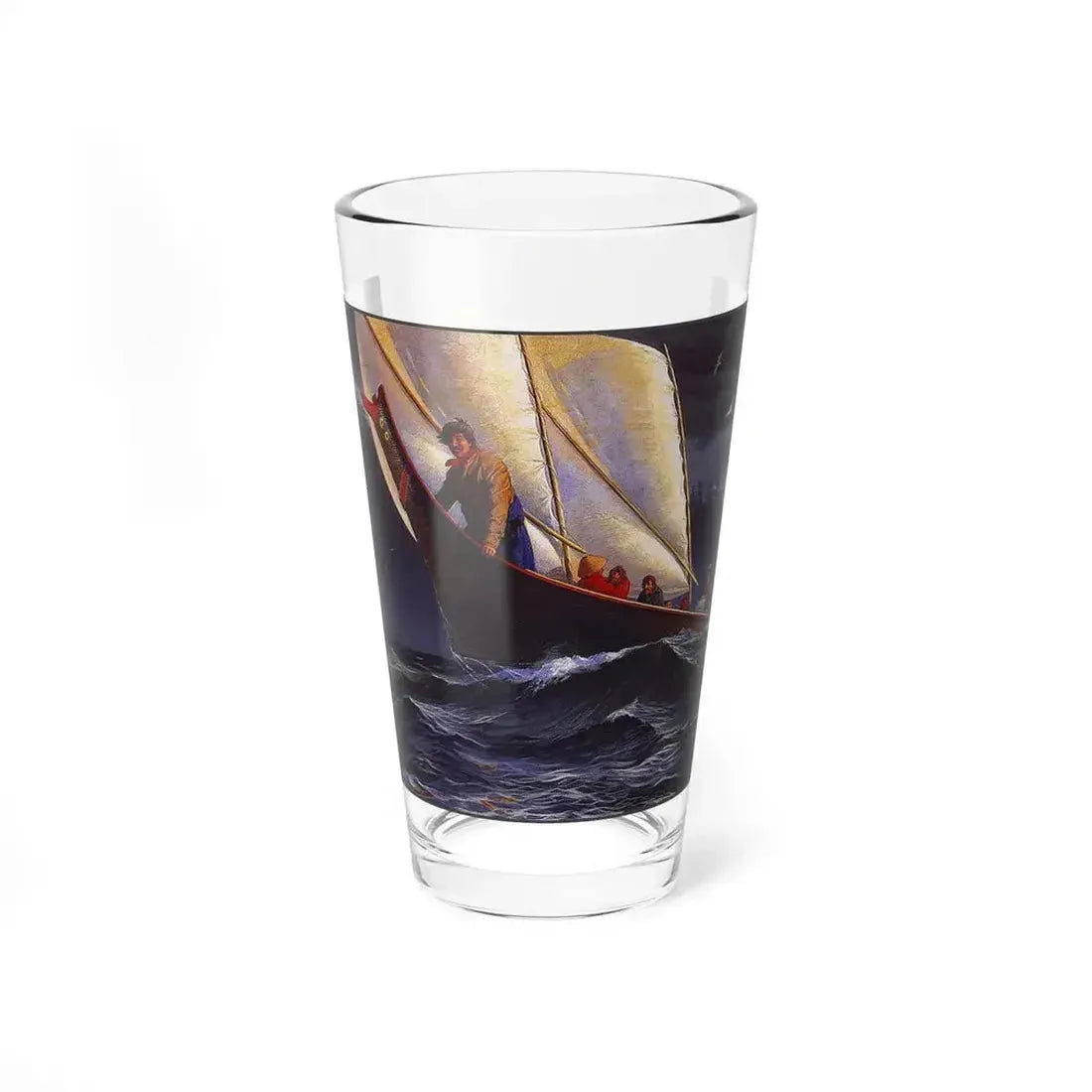 Bill Holm - Going Visiting (Native Americans in Art) Pint Glass 16oz 16oz - Go Mug Yourself