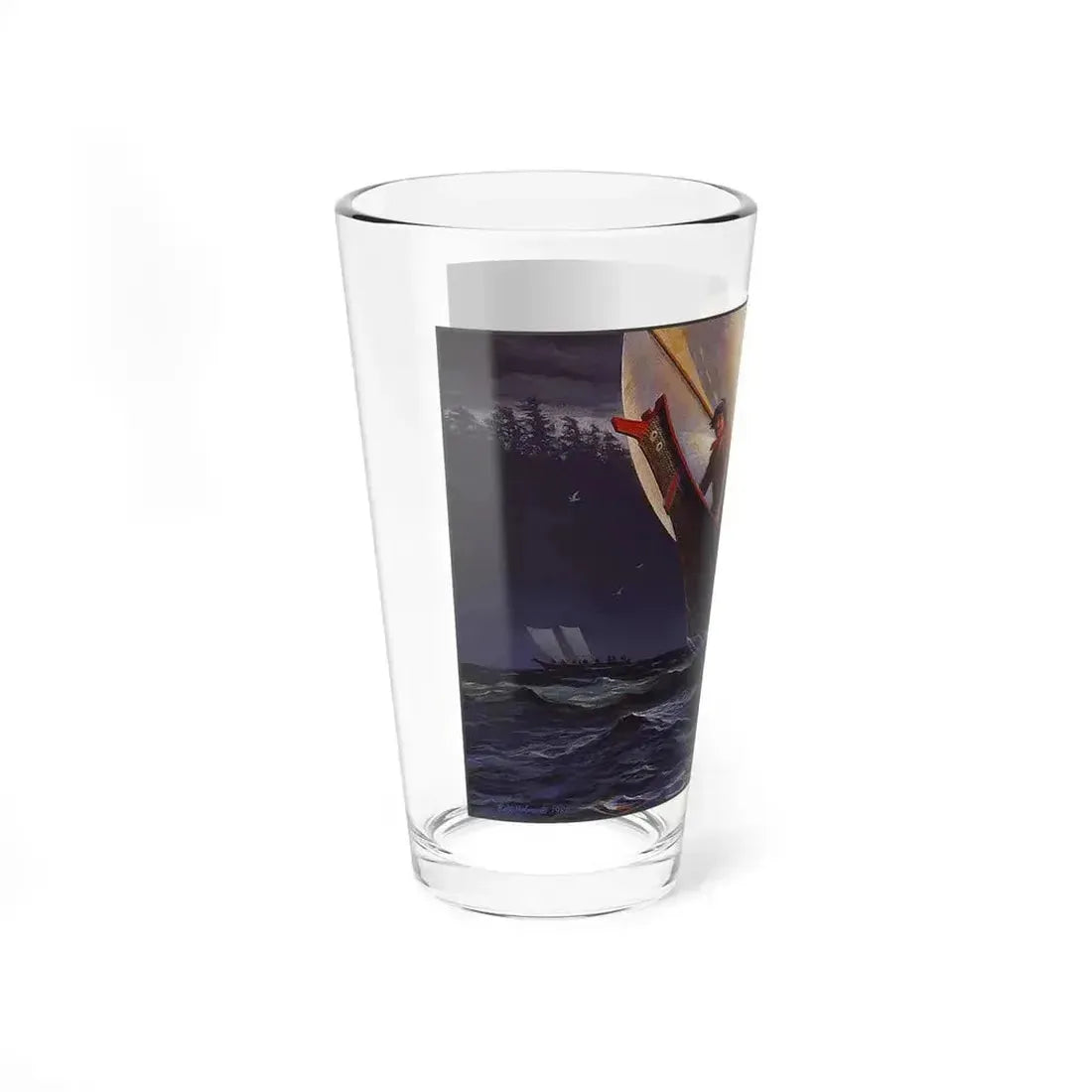 Bill Holm - Going Visiting (Native Americans in Art) Pint Glass 16oz - Go Mug Yourself