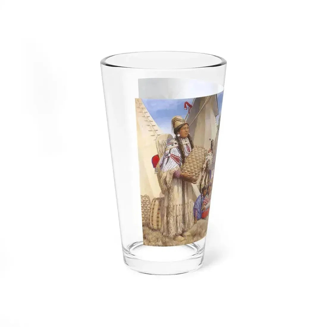 Bill Holm - Good trade (Native Americans in Art) Pint Glass 16oz - Go Mug Yourself