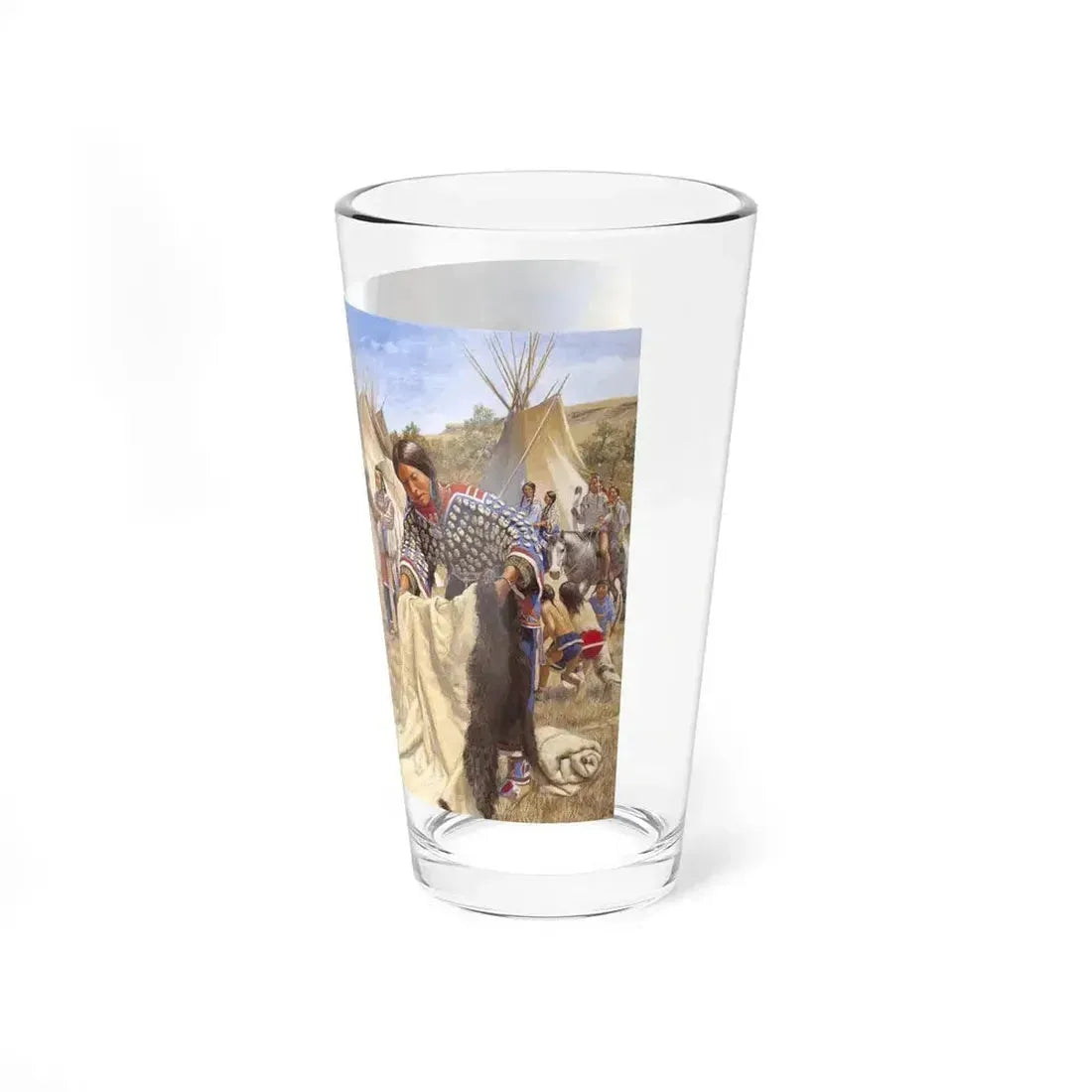 Bill Holm - Good trade (Native Americans in Art) Pint Glass 16oz - Go Mug Yourself